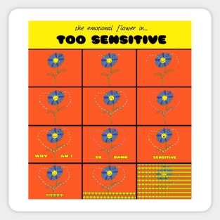 SENSITIVE FLOWER Sticker